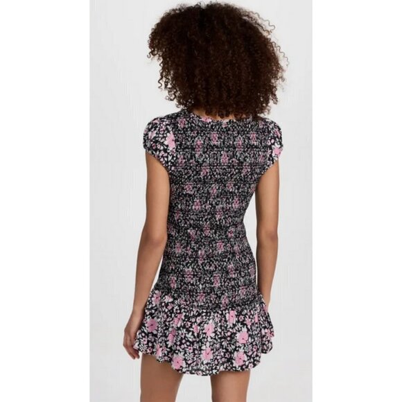 💕LOVESHACKFANCY💕 Trevor Dress ~ Raspberry Spice Latte Large L NWT - Picture 5 of 16